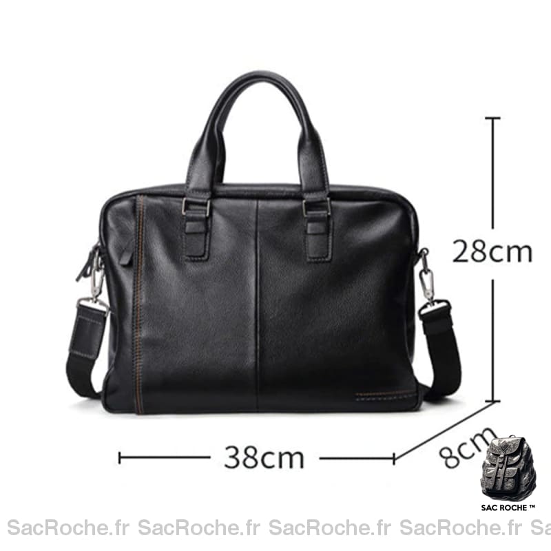 Cartable Homme Cuir Noir
