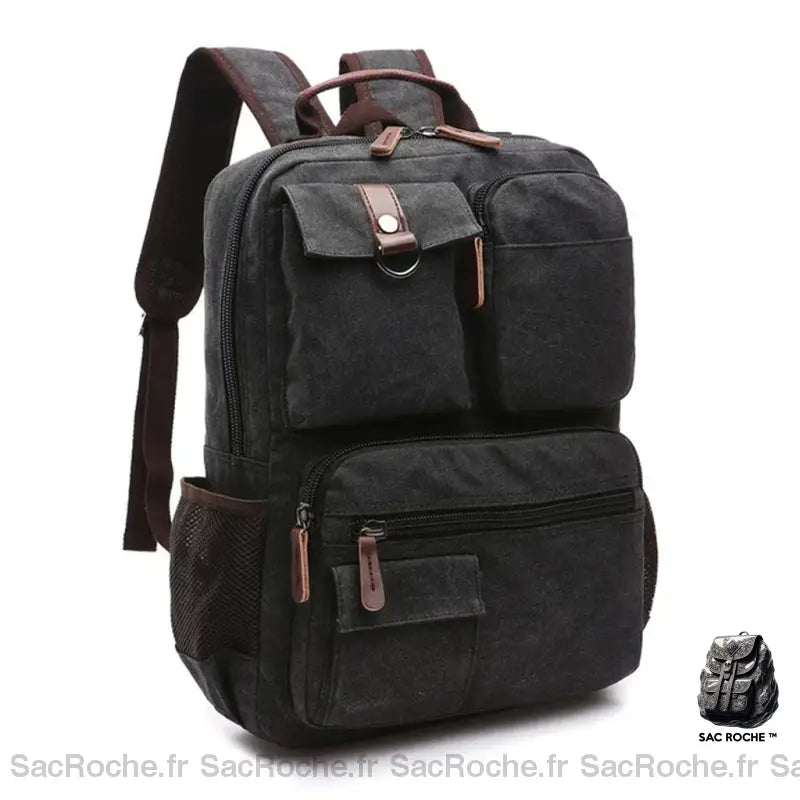 Cartable Homme Professionnel Noir Sac À Dos Travail