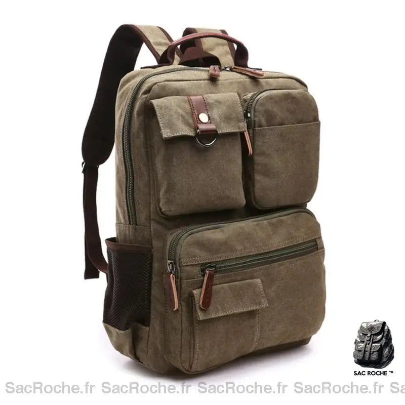 Cartable Homme Professionnel Vert Sac À Dos Travail