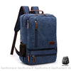 Cartable Homme Rétro Bleu Sac À Dos Travail