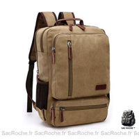 Cartable homme rétro - modèle Kaki - Sac Roche ™