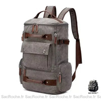 Cartable homme style décontracté - modèle Gris - Sac Roche ™