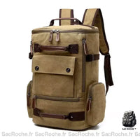 Cartable homme style décontracté - modèle Kaki - Sac Roche ™
