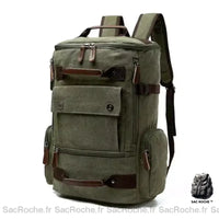 Cartable homme style décontracté - modèle Vert - Sac Roche ™