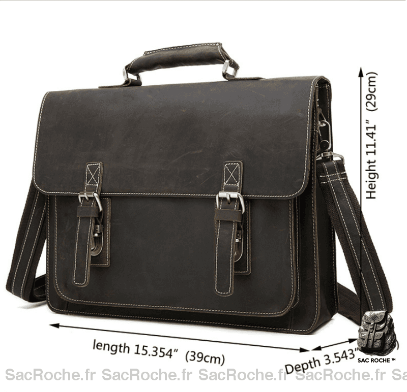 Cartable Homme Style Rétro