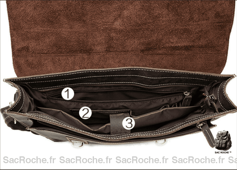 Cartable Homme Style Rétro