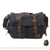 Cartable homme toile & simili cuir - modèle Noir - Sac Roche ™