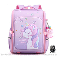 Cartable licorne rose étanche fille - Sac Roche ™