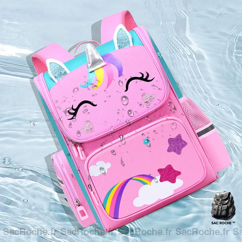 Cartable Licorne Rose Fille Sac À Dos Enfant