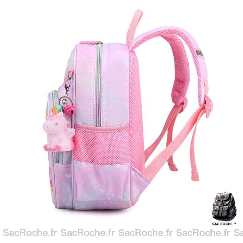 Cartable Licorne Rose Volante - Fille Sac À Dos Enfant