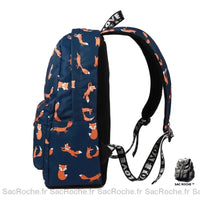 Cartable renard fille imprimé - Sac Roche ™