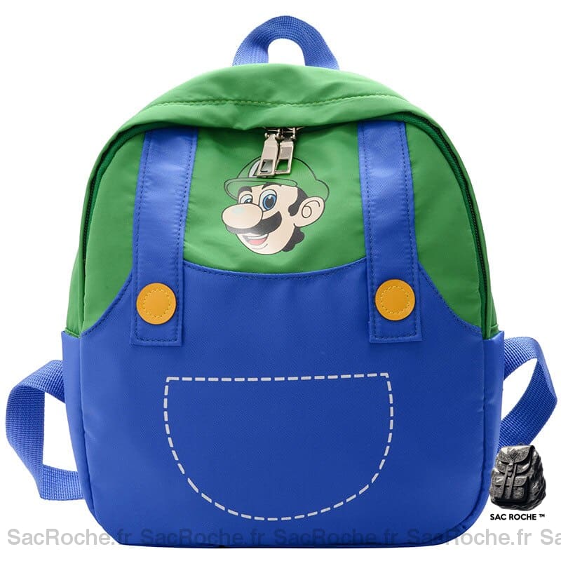 Cartable Super Mario pour enfants - Vert - Sac à dos Sac à dos scolaire