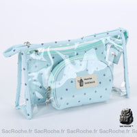 Ensemble 3 trousses maquillage femme - Sac Roche ™