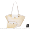 Ensemble Femme Sac Main Portefeuille Blanc À