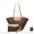Ensemble Femme Sac Main Portefeuille - modèle Marron - Sac Roche ™