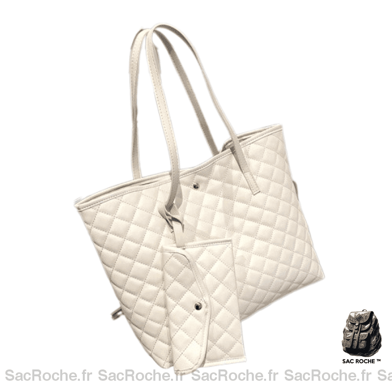 Ensemble Maroquinerie Femme Blanc Sac À Main