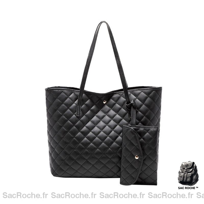 Ensemble Maroquinerie Femme Noir Sac À Main