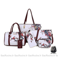 Ensemble Sac Femme Élégant - modèle Blanc - Sac Roche ™