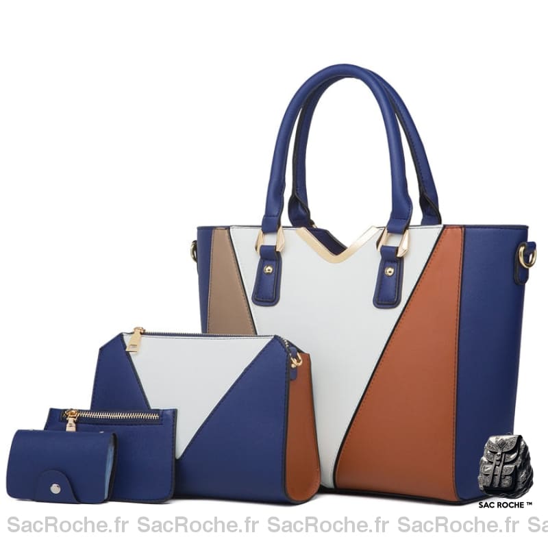Ensemble Sacs Main Femme Variés Bleu / 23X24X14Cm Sac À
