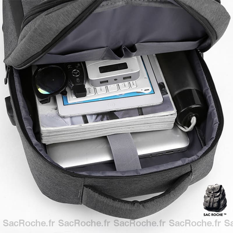 Grand Sac À Dos Homme Compartiments Multiples Sac A Dos Ordinateur