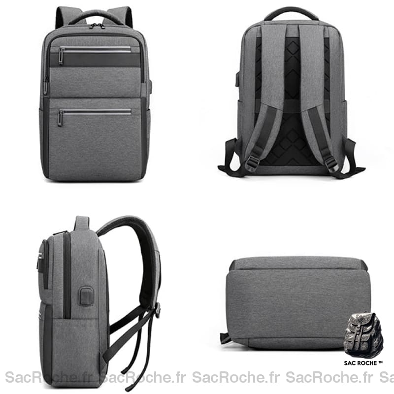 Grand Sac À Dos Homme Compartiments Multiples Sac A Dos Ordinateur