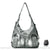 Grand sac à main femme spacieux - modèle Gris claire / 30x14x39cm - Sac Roche ™