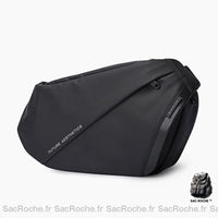 Grand Sac Banane Bange Enlarge Noir Sacoche Homme