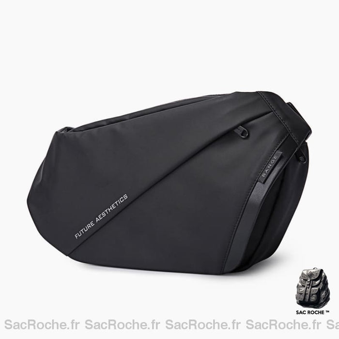Grand Sac Banane Bange Enlarge Noir Sacoche Homme