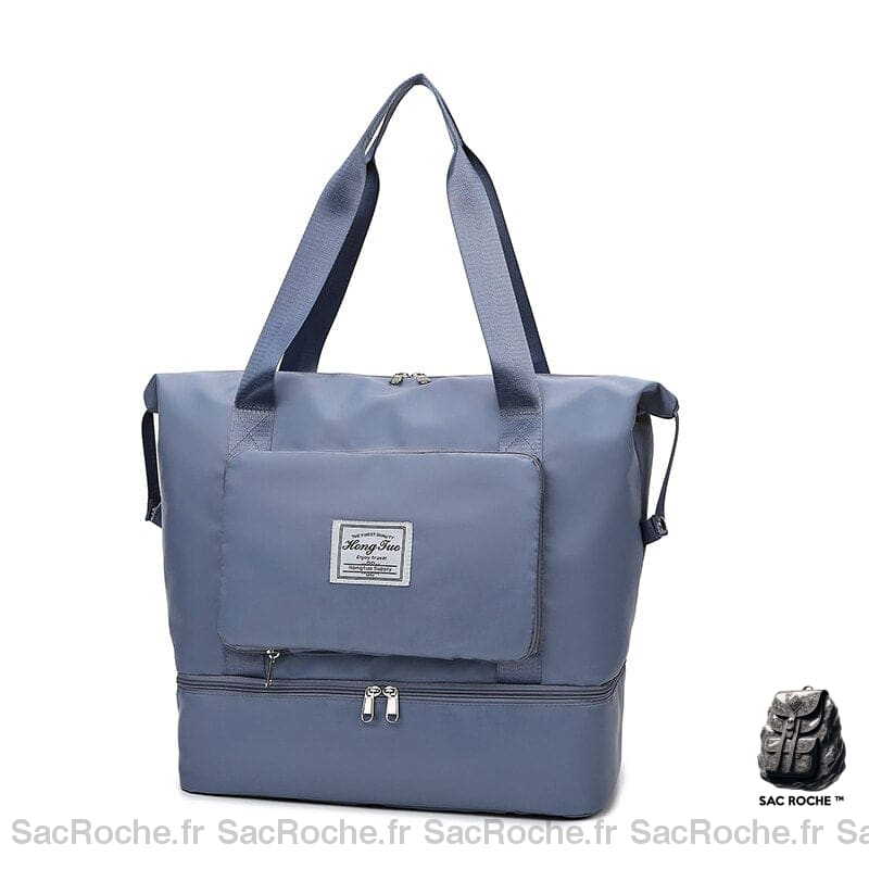 Grand Sac Cabas Femme Bleu À Main