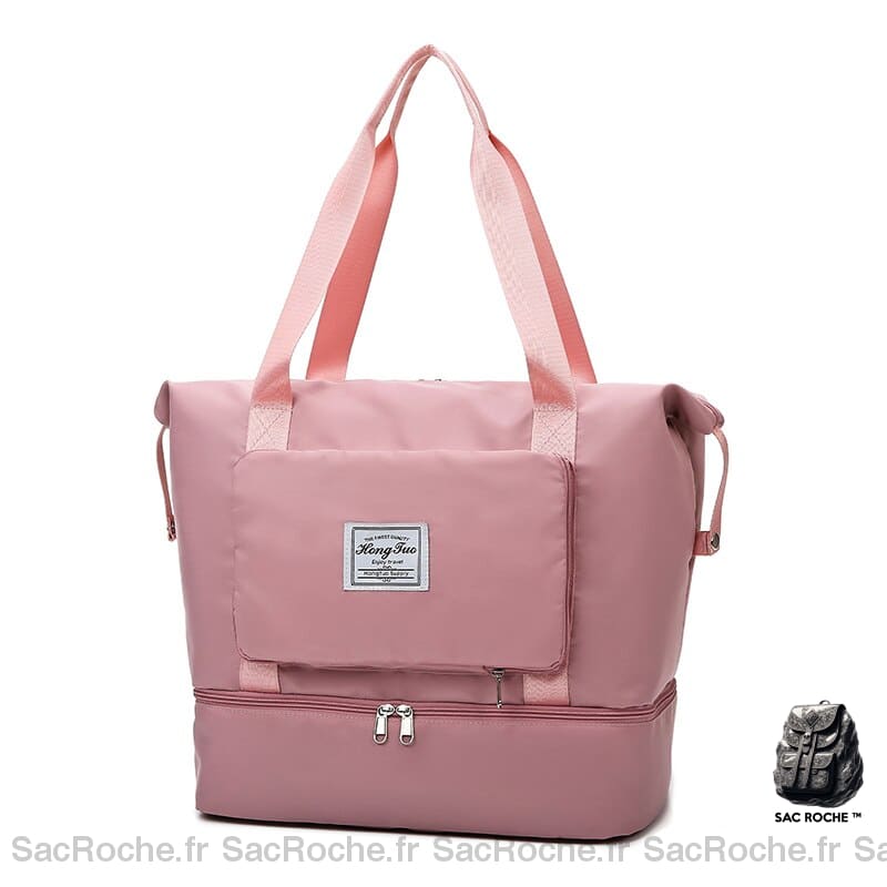 Grand Sac Cabas Femme Rose À Main