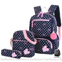 Lot de 02 sacs pois avec trousse - modèle Bleu - Sac Roche ™