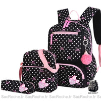 Lot de 02 sacs pois avec trousse - modèle Noir - Sac Roche ™