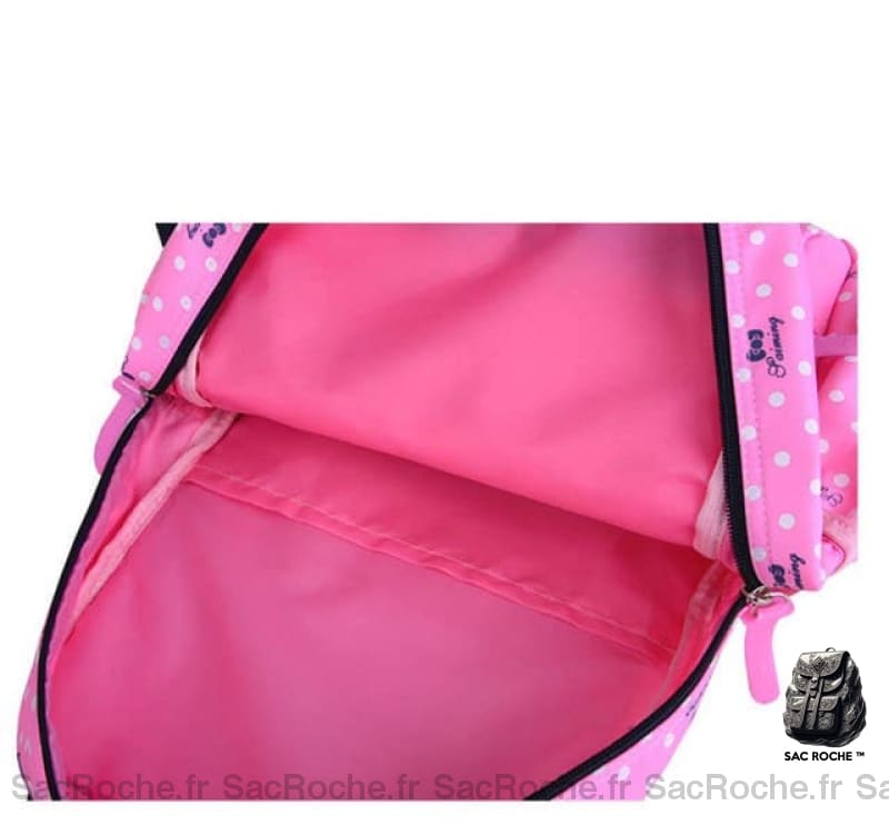 Lot De 02 Sacs Pois Avec Trousse Sac À Dos Enfant