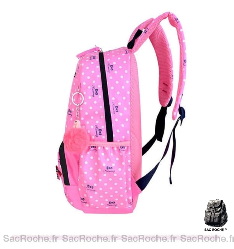 Lot De 02 Sacs Pois Avec Trousse Sac À Dos Enfant