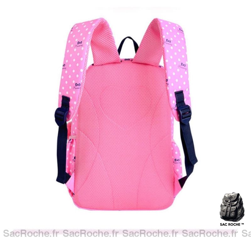 Lot De 02 Sacs Pois Avec Trousse Sac À Dos Enfant