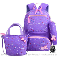 Lot sacs colorés motif nœud cœur - Sac Roche ™