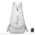 Mini Sac à Dos Blanc avec Broderies - Format Convertible - modèle Blanc - Sac Roche ™