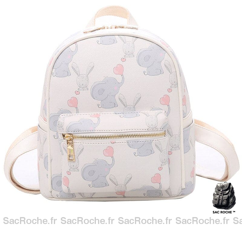 Mini Sac À Dos Cartoon Femme Elephant Petit