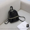 Mini Sac À Dos Cuir Femme Noir Petit Sac Dos Femme