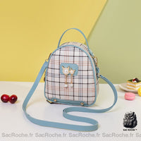 Mini sac à dos femme - modèle Bleu - Sac Roche ™