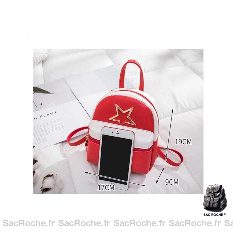 Mini Sac À Dos Femme Cuir Pu Petit Sac Dos Femme