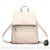 Mini sac à dos femme grainé, grande capacité - modèle Beige - Sac Roche ™