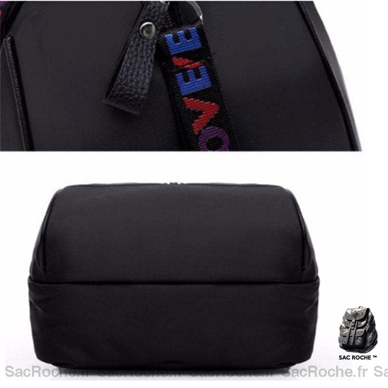 Mini Sac À Dos Femme Noir Coréen Petit Sac Dos Femme