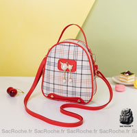 Mini sac à dos femme - modèle Rouge - Sac Roche ™