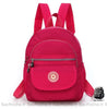 Mini sac à dos femme étanche couleur unie - Rose - Sac à dos scolaire Sac à dos