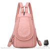 Mini Sac À Dos Fleurs Femme Rose 2 Petit