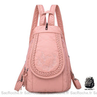 Mini Sac à Dos Fleurs Femme - modèle Rose 2 - Sac Roche ™
