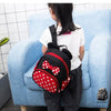 Mini Sac À Dos Minnie Rouge Noir Sac Enfant