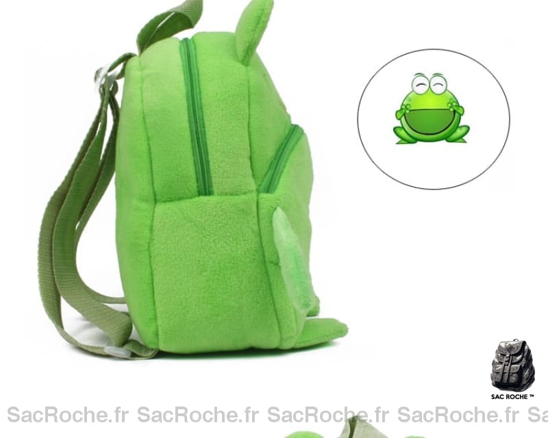 Mini Sac À Dos Peluche Grenouille Enfant Sac