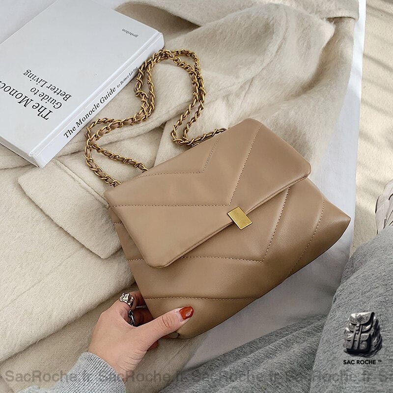 Mini Sac Bandoulière Femme Beige Sac À Main Femme